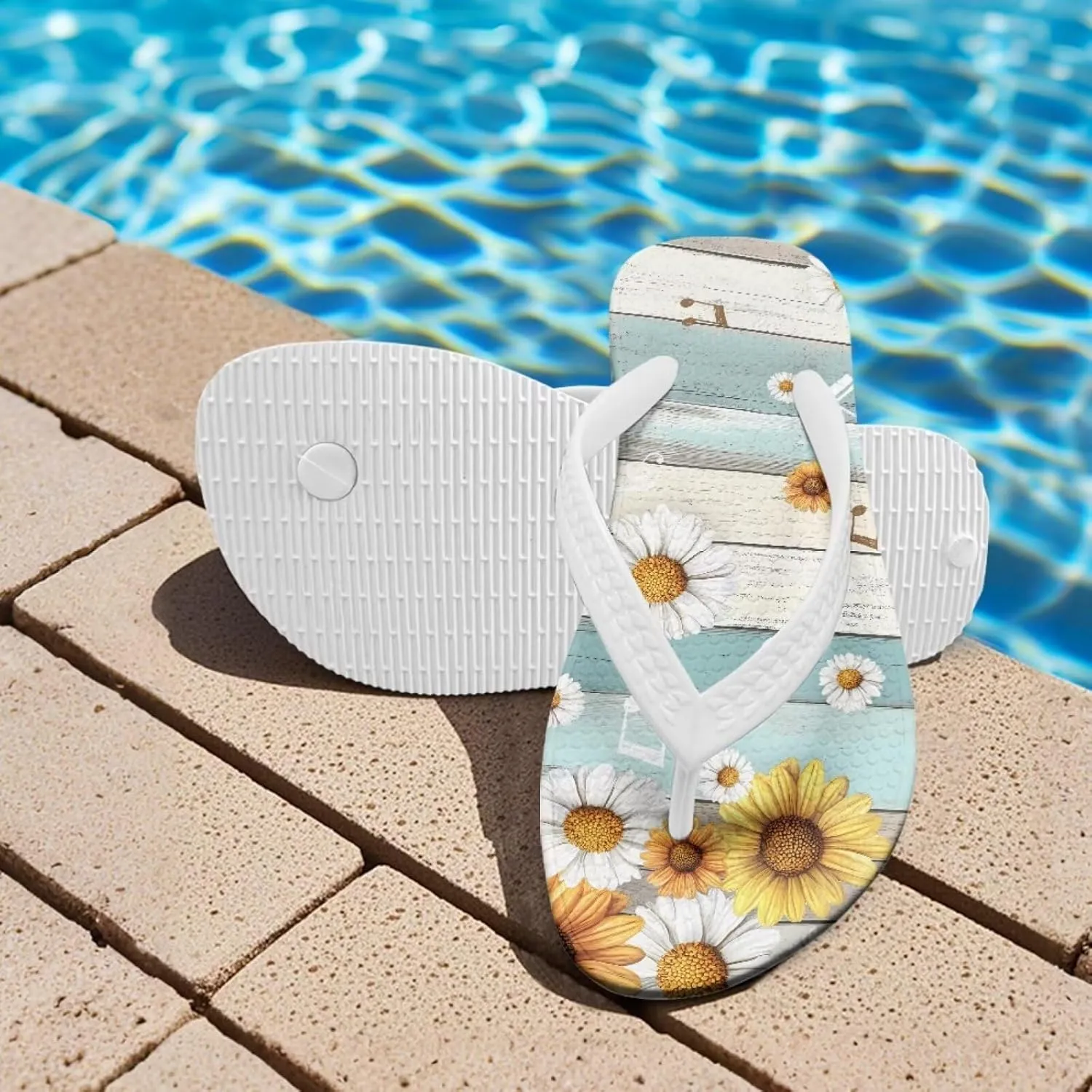Kids Blue Shark Flip Flop Sandals Boys Sandals Water Shoes Summer Slip on Thong Sandals Beach Pool Shower Slippers