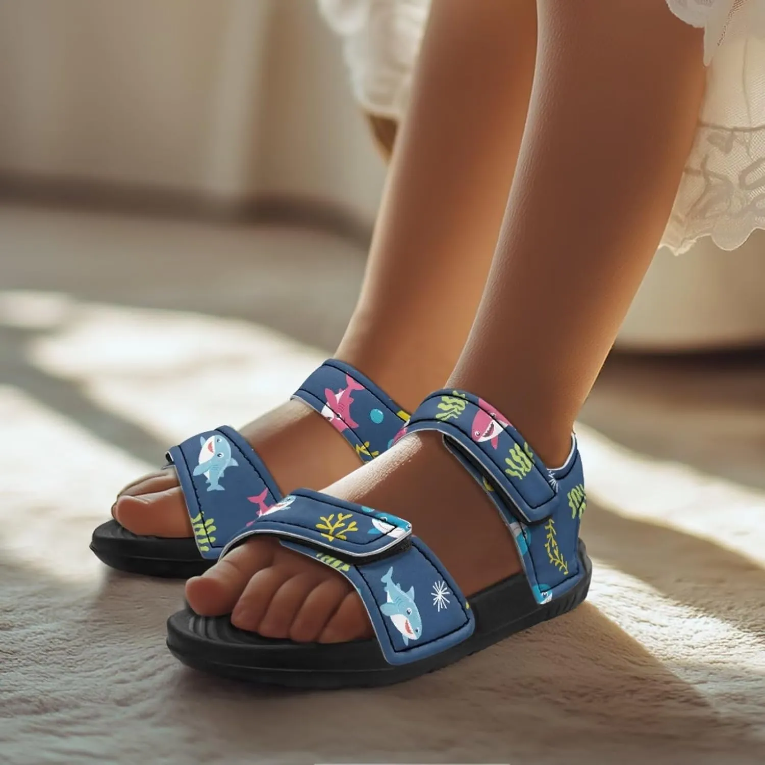 Kids Capybara Sandals Open Toe Water Shoes US 5 Boys and Girls Athletic Outdoor Sport Sandals Quick Dry Summer Shoes