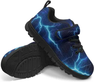Kids Shoes for Boys Breathable Lightweight Single Buckle Sneakers Low Top Mesh Athletic Casual Shoes