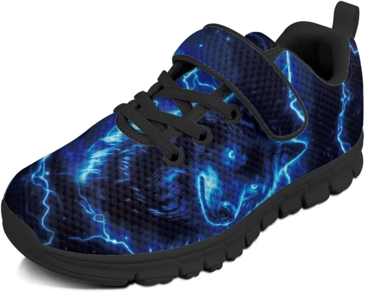 Kids Shoes for Boys Single Buckle Running Walking Sneakers Breathable Lightweight Sports Shoes US-11-2.5