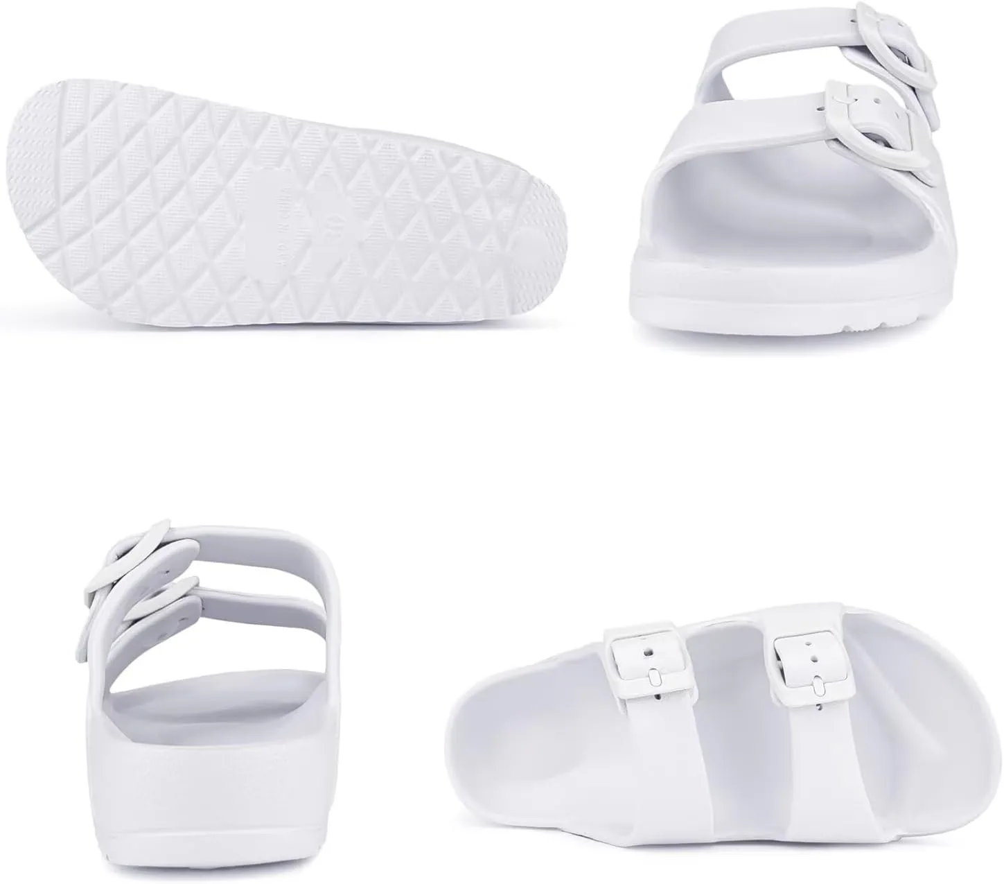Kids Slide Sandals Boys Girls Buckle Adjustable EVA Slipper Sandals