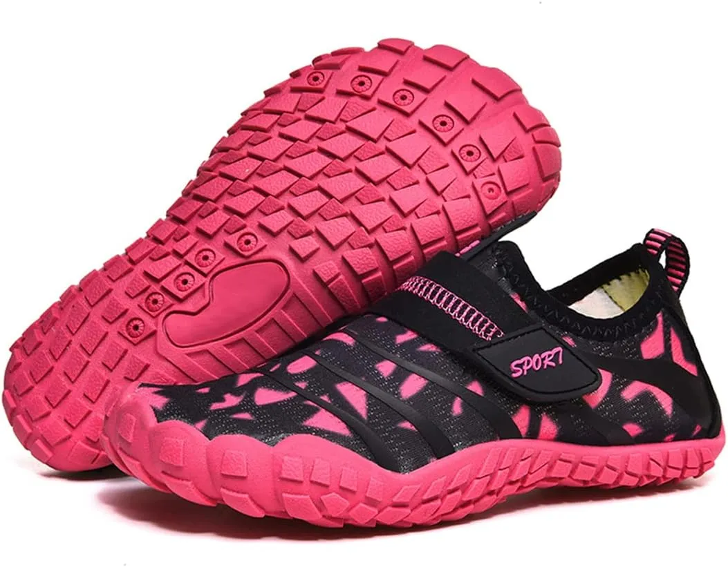 Kids Water Shoes Quick Dry Barefoot Aqua Sport Shoes Boys Girls Lightweight Sneakers Beach Swim Pool Shoes