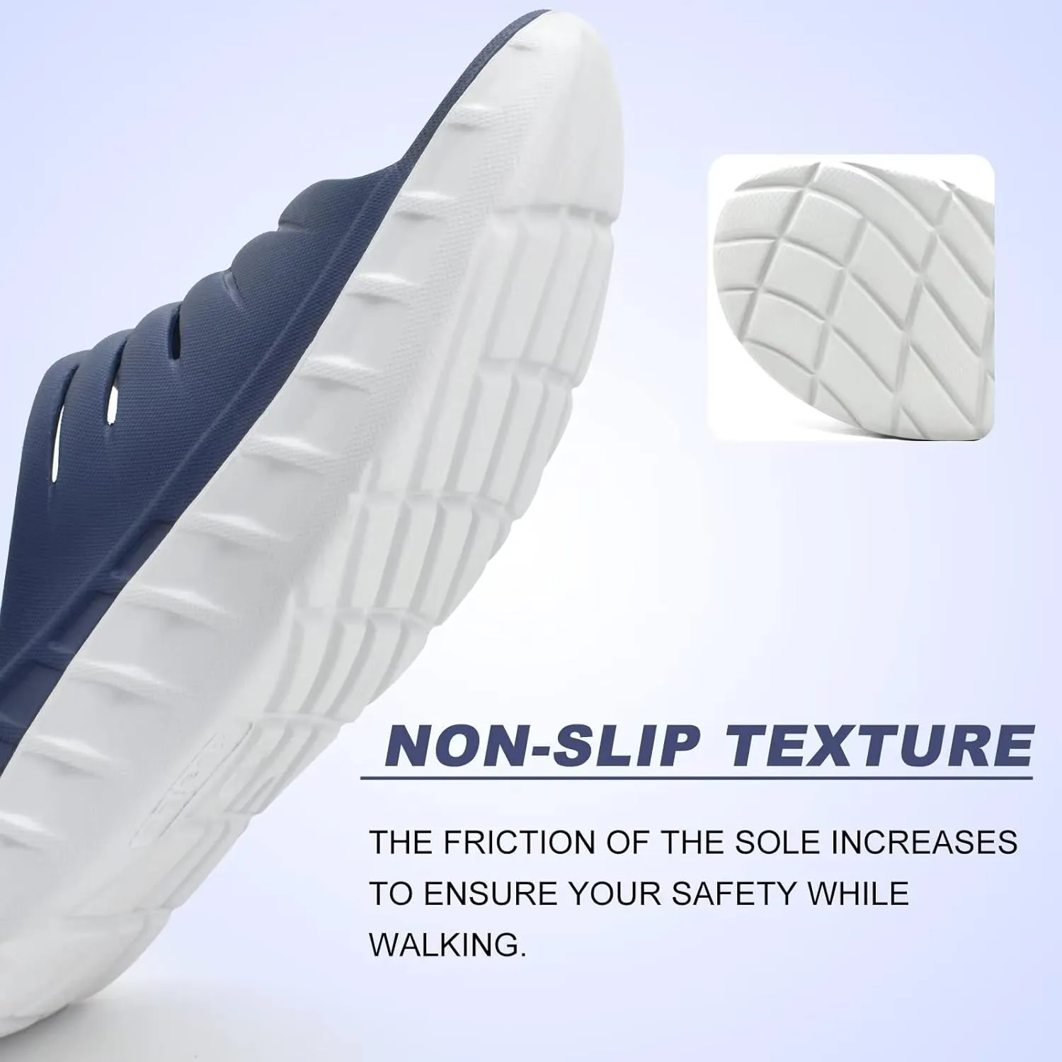 KuaiLu Mens Recovery Sandals Orthotic Thick Cushion Open Toe Sport Slides, Reduces Stress on Feet With Comfortable Plantar Fasciitis, Joints & Back Post-Exercise