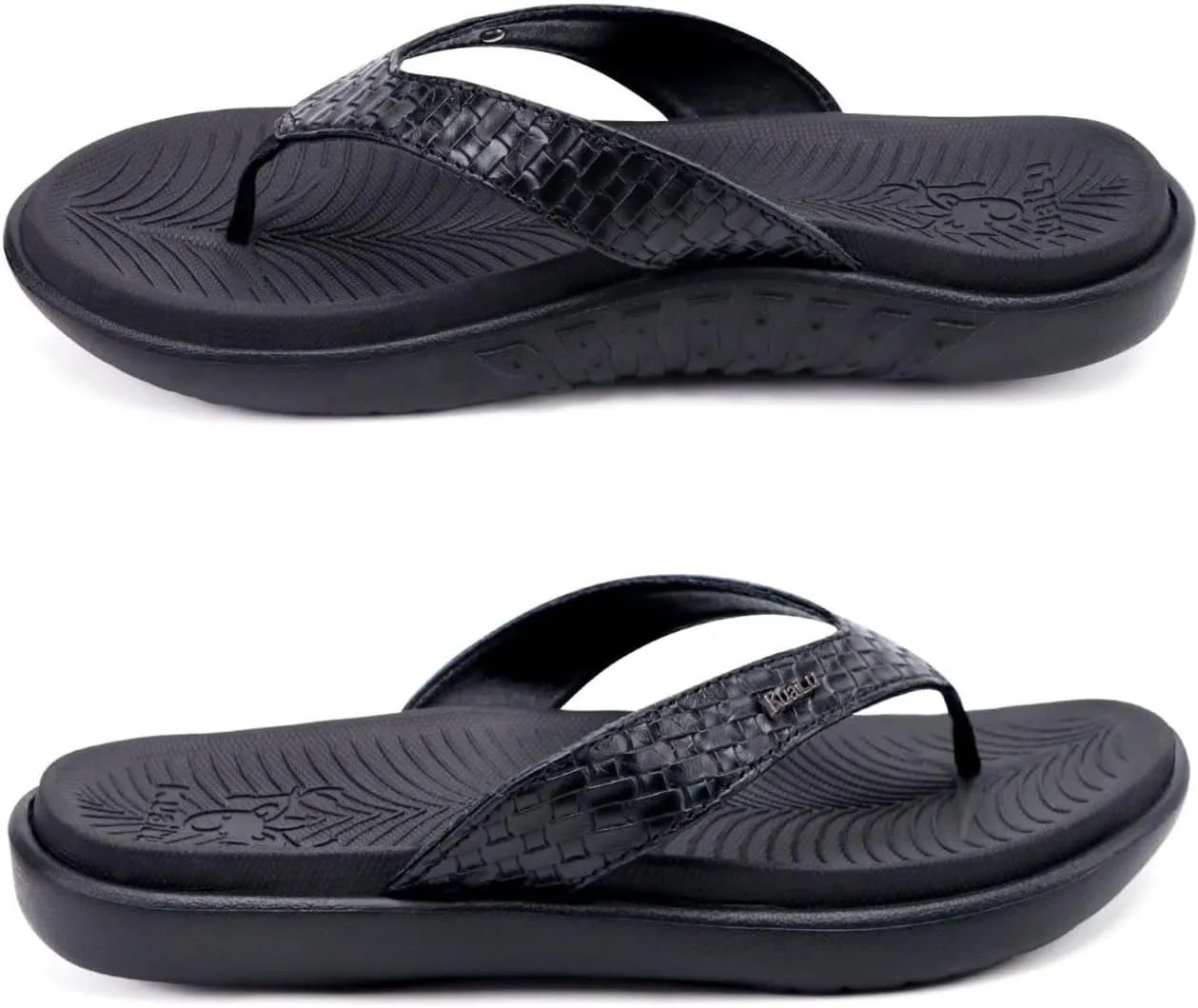 KuaiLu Womens Flip Flops Ladies Yoga Mat Comfortable Walking Thong Sandals With Plantar Fasciitis Arch Support Slip On Indoor Outdoor For Summer