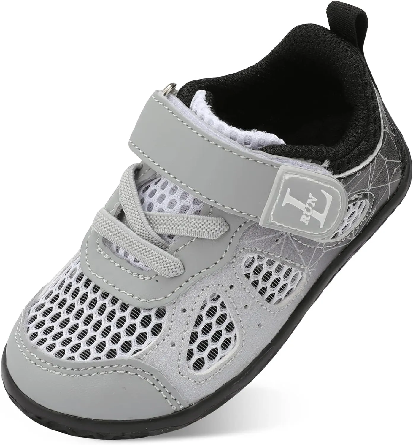 L-RUN Toddler Sneakers Boys Girls Barefoot Summer Walking Shoes Toddler Boy Tennis Shoes Mesh Lightweight
