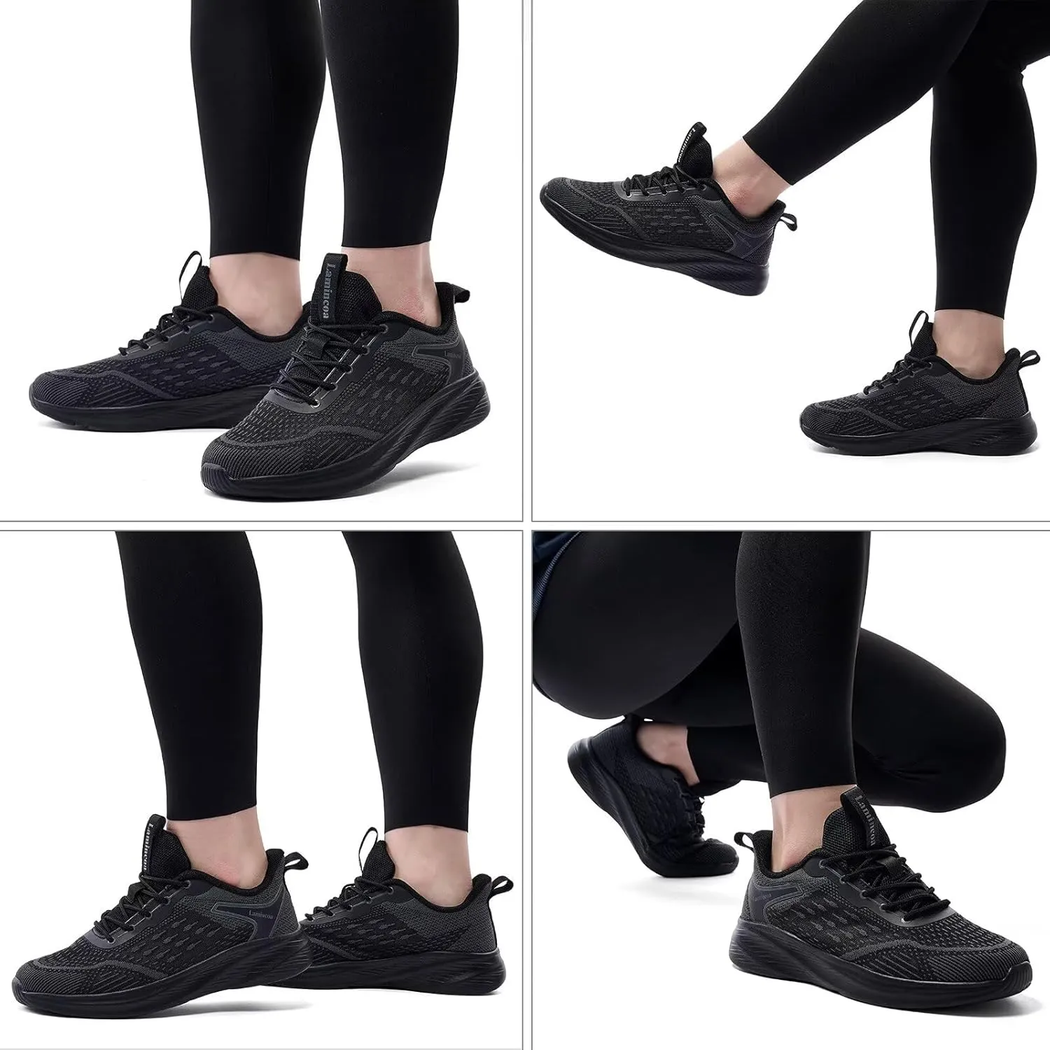 Lamincoa Women Walking Shoes Slip on Running Sneakers Lightweight Athletic Gym Workout Tennis Shoes