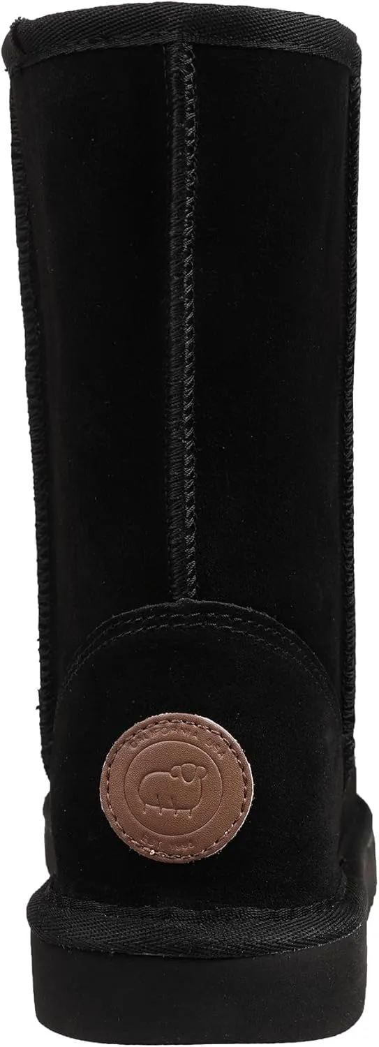 Lamo Women’s Kora Boots for Women - Chic Water Resistant Suede 9" Boots, NeverWet Water and Stain Protection - Stylish Winter Footwear - NEW Upgraded Women's Classic 9" Boot