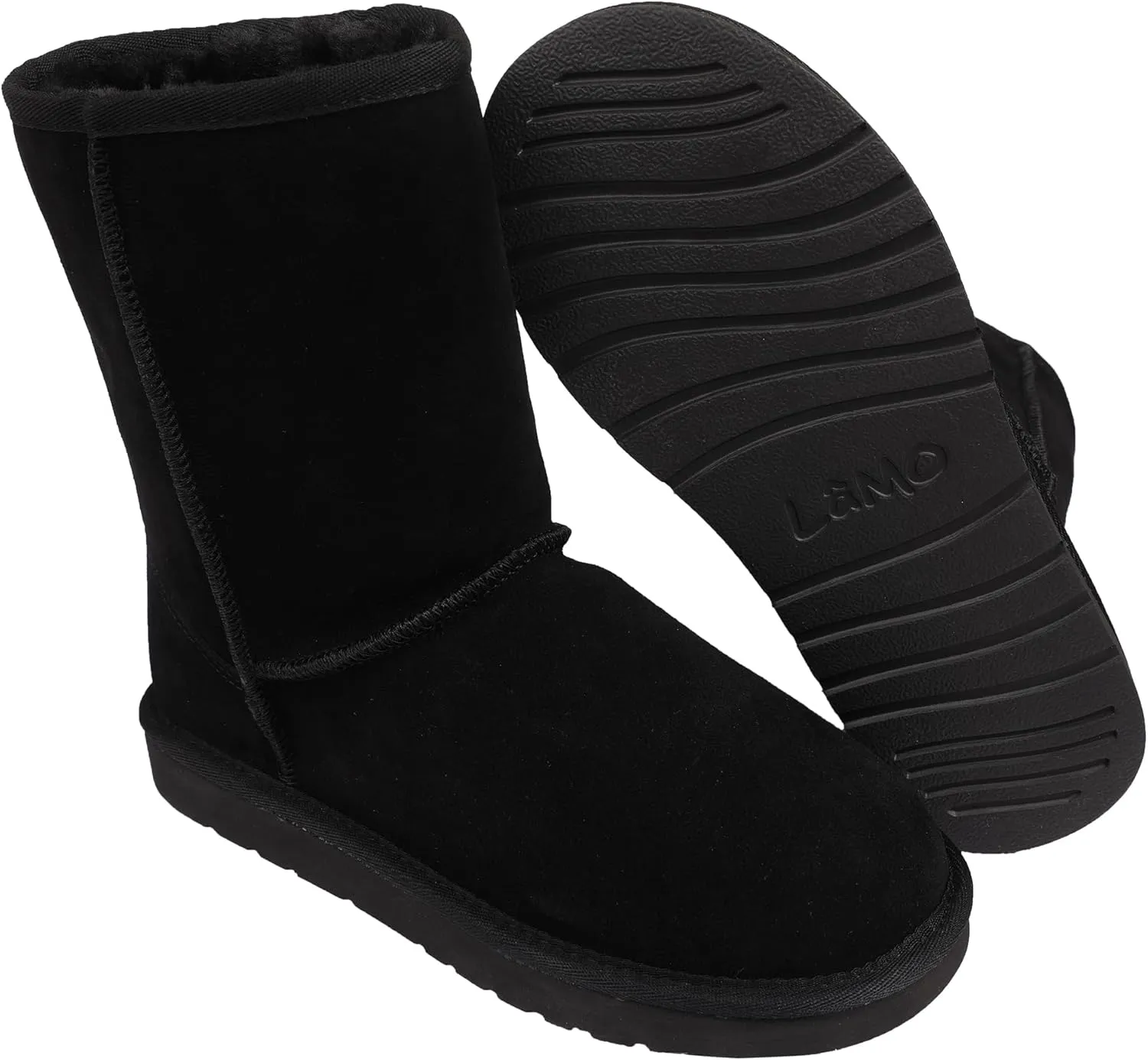 Lamo Women’s Kora Boots for Women - Chic Water Resistant Suede 9" Boots, NeverWet Water and Stain Protection - Stylish Winter Footwear - NEW Upgraded Women's Classic 9" Boot