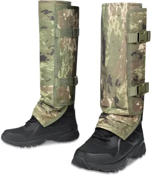 Leg Gaiters Hunting Gaiters, Adjustable Snow Boot Gaiters, Waterproof Snake Gaiters for Hiking Walking Skiing