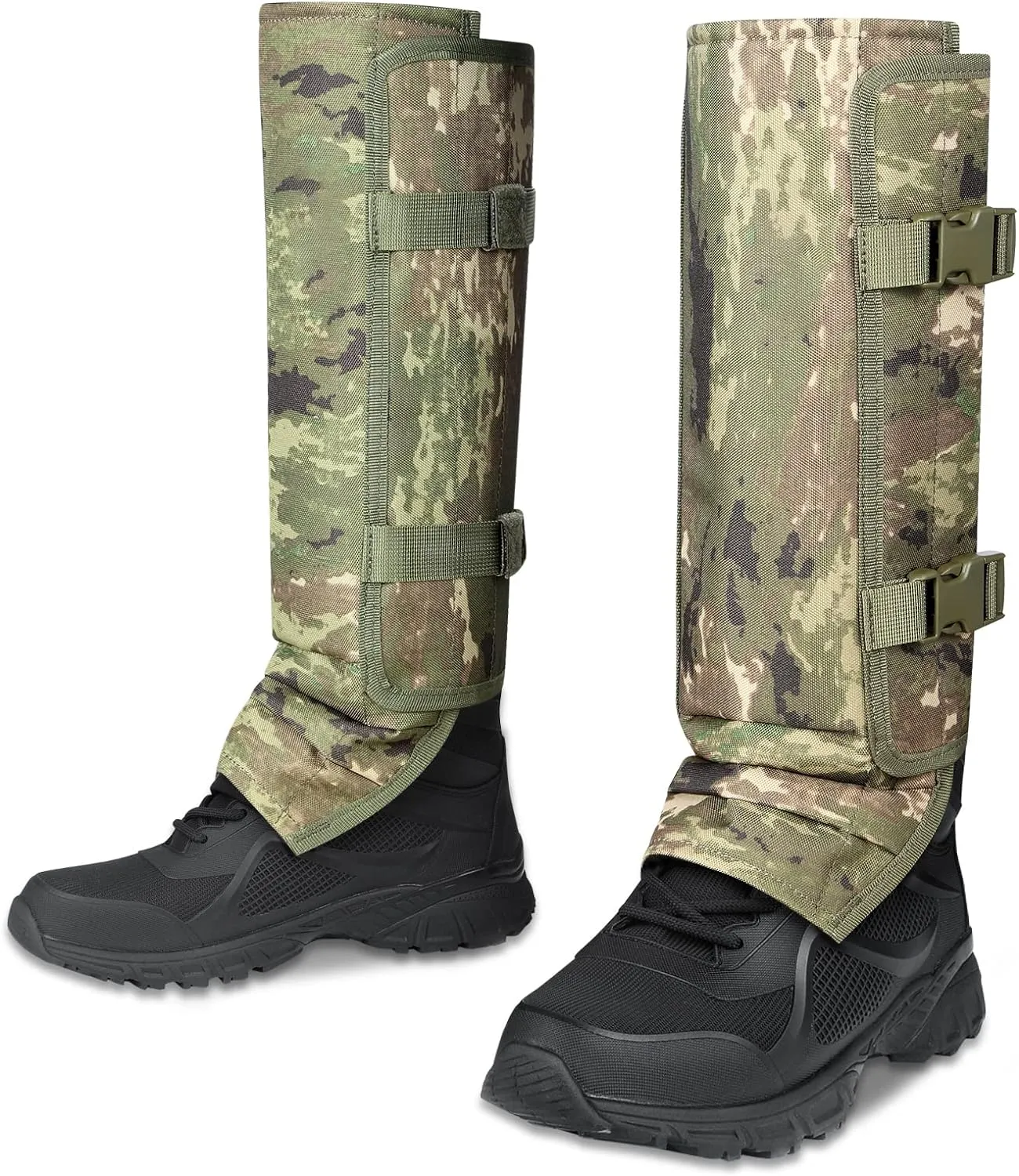 Leg Gaiters Hunting Gaiters, Adjustable Snow Boot Gaiters, Waterproof Snake Gaiters for Hiking Walking Skiing