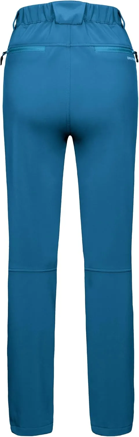 Little Donkey Andy Women's Ski Softshell Pants, Winter Windproof Snow Pants
