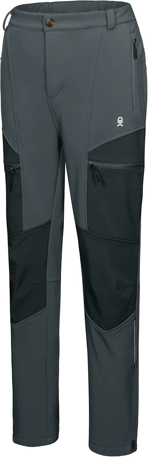 Little Donkey Andy Women's Ski Softshell Pants, Winter Windproof Snow Pants