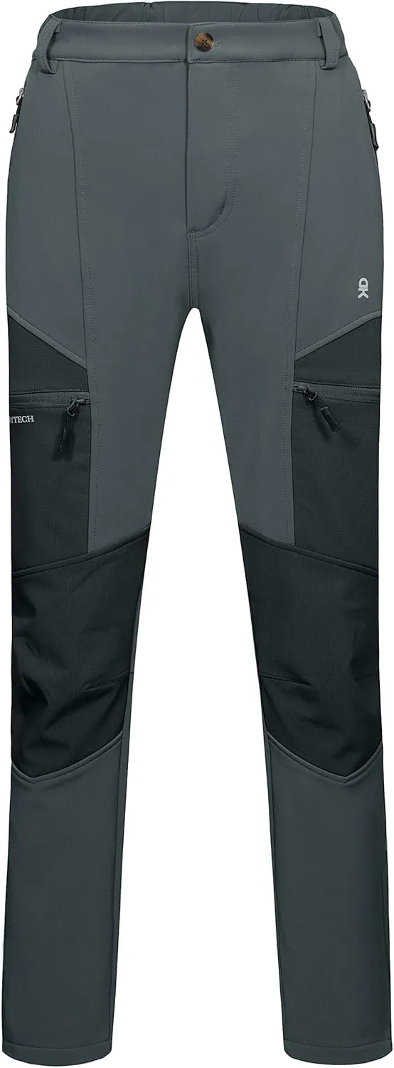 Little Donkey Andy Women's Ski Softshell Pants, Winter Windproof Snow Pants