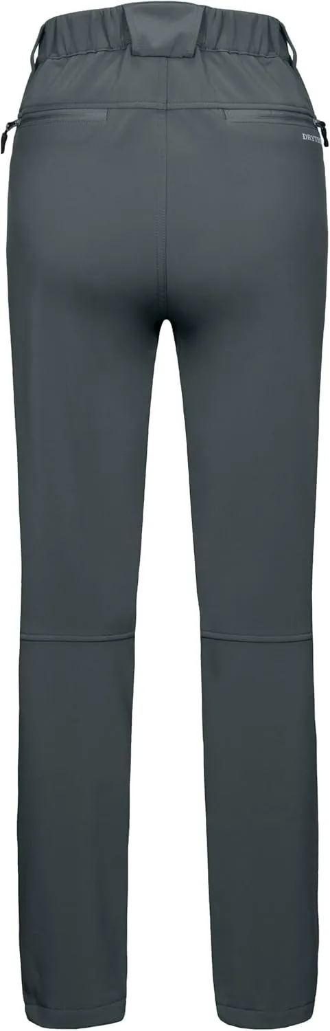 Little Donkey Andy Women's Ski Softshell Pants, Winter Windproof Snow Pants