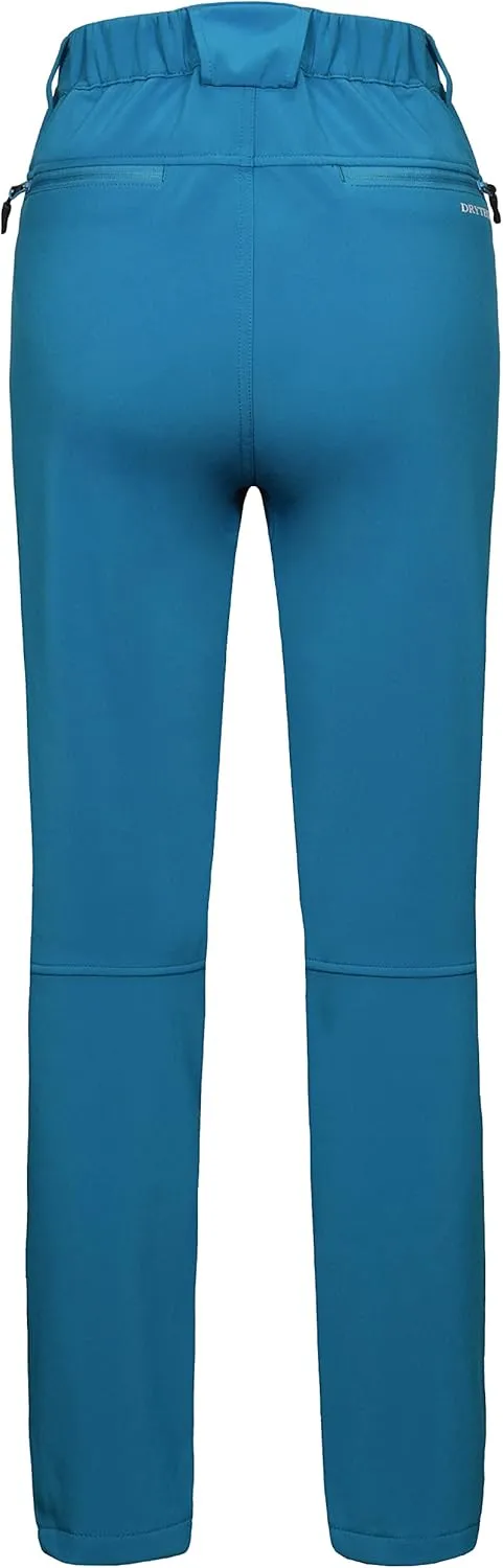 Little Donkey Andy Women's Ski Softshell Pants, Winter Windproof Snow Pants