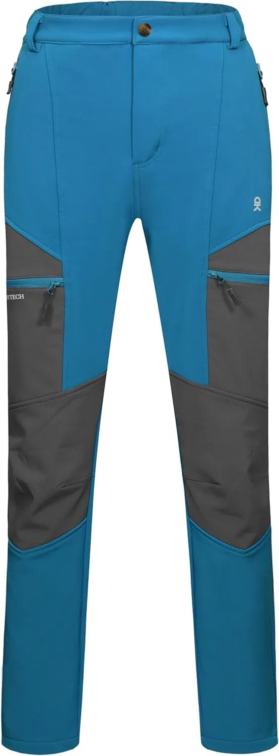 Little Donkey Andy Women's Ski Softshell Pants, Winter Windproof Snow Pants