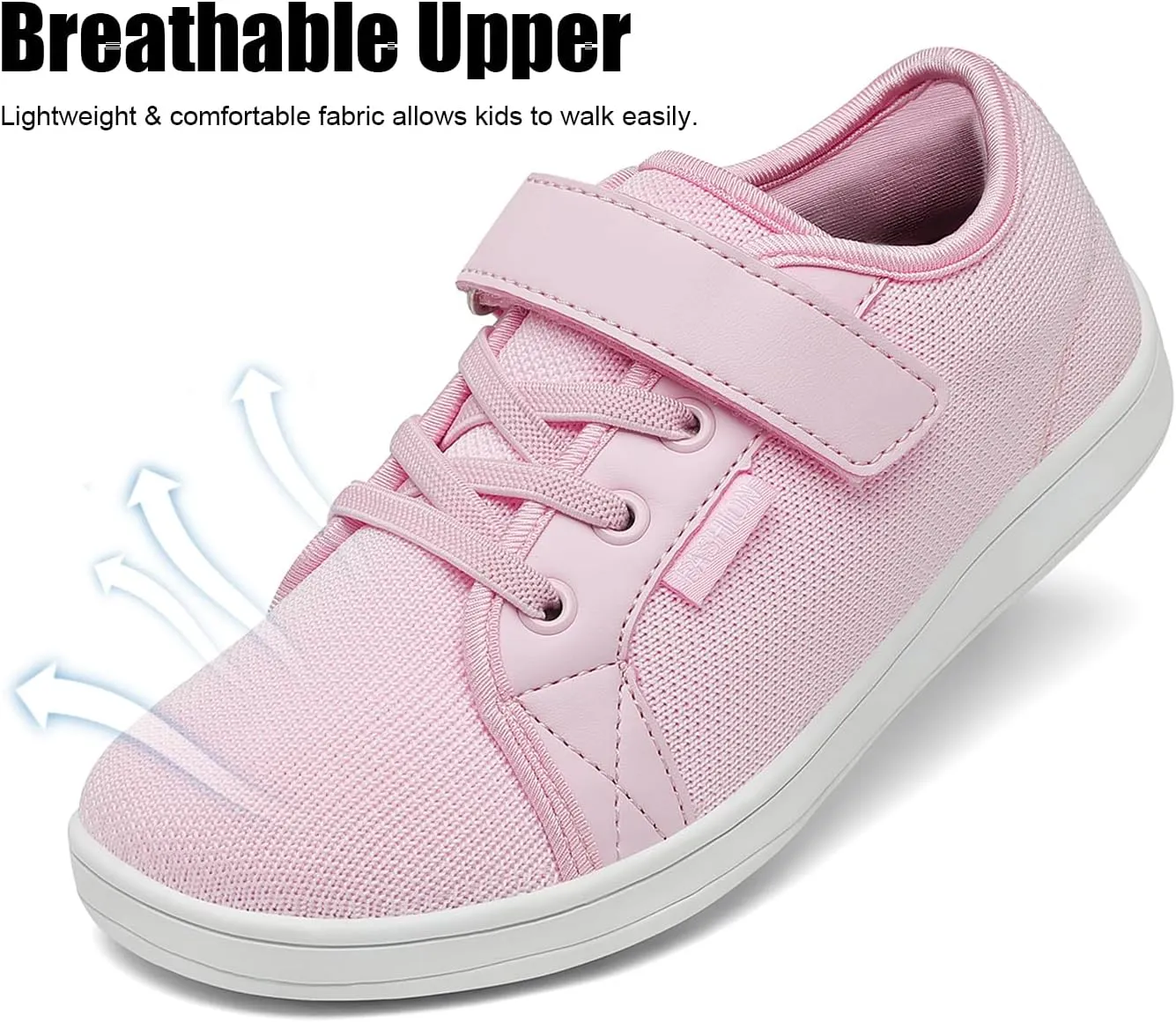 Little/Big Kids Barefoot Shoes Boys Breathable Walking Sneakers Girls Lightweight Wide Toe Box Shoes for Indoor Outdoor
