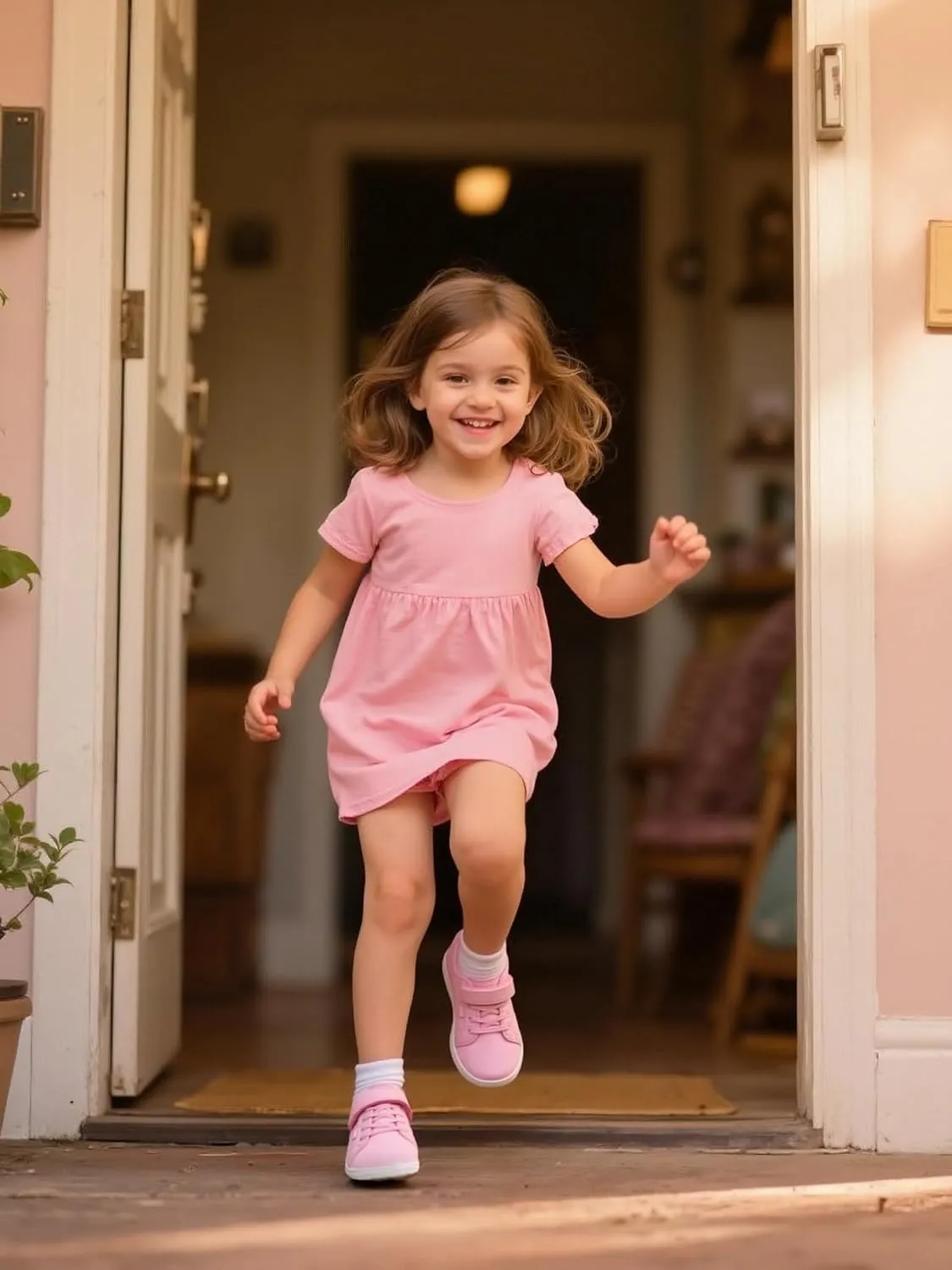 Little/Big Kids Barefoot Shoes Boys Breathable Walking Sneakers Girls Lightweight Wide Toe Box Shoes for Indoor Outdoor