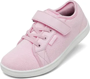 Little/Big Kids Barefoot Shoes Boys Breathable Walking Sneakers Girls Lightweight Wide Toe Box Shoes for Indoor Outdoor