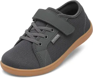Little/Big Kids Barefoot Shoes Boys Breathable Walking Sneakers Girls Lightweight Wide Toe Box Shoes for Indoor Outdoor