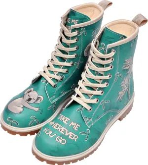 Long Boots for Women – Vegan Leather and Unique Design Womens Winter Boots, Comfortable and Stylish Womens Boots