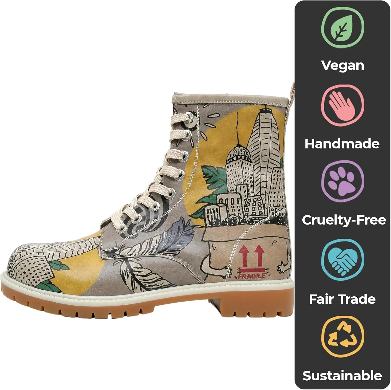 Long Boots for Women – Vegan Leather and Unique Design Womens Winter Boots