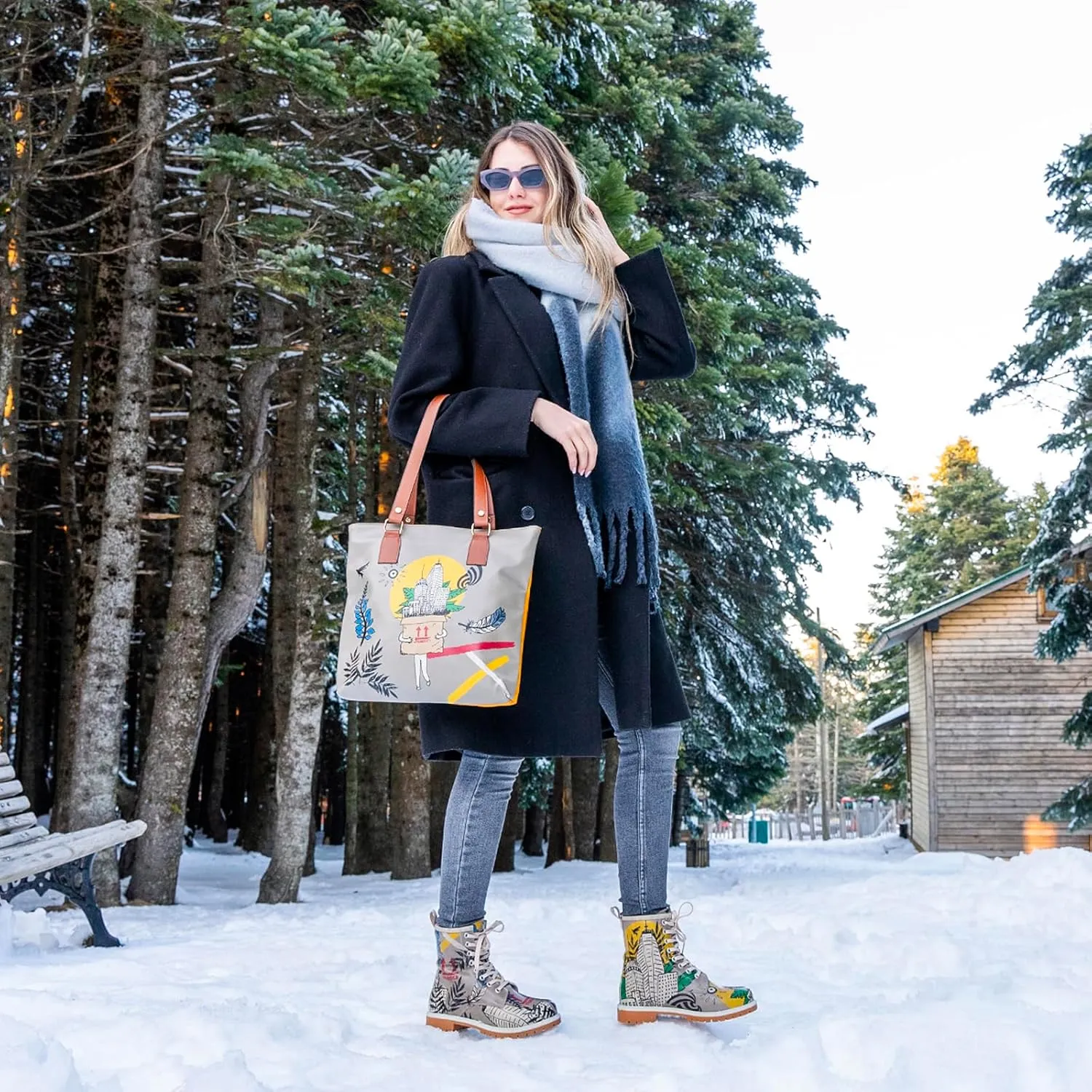 Long Boots for Women – Vegan Leather and Unique Design Womens Winter Boots