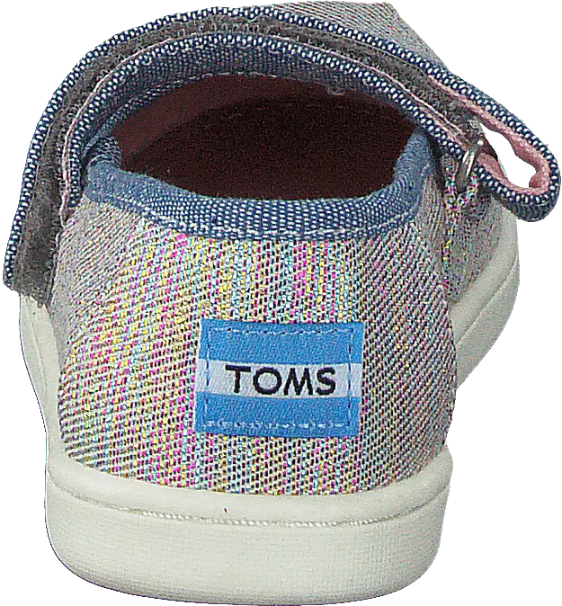 Mary Jane Tiny Pink Multi Twill Glimmer