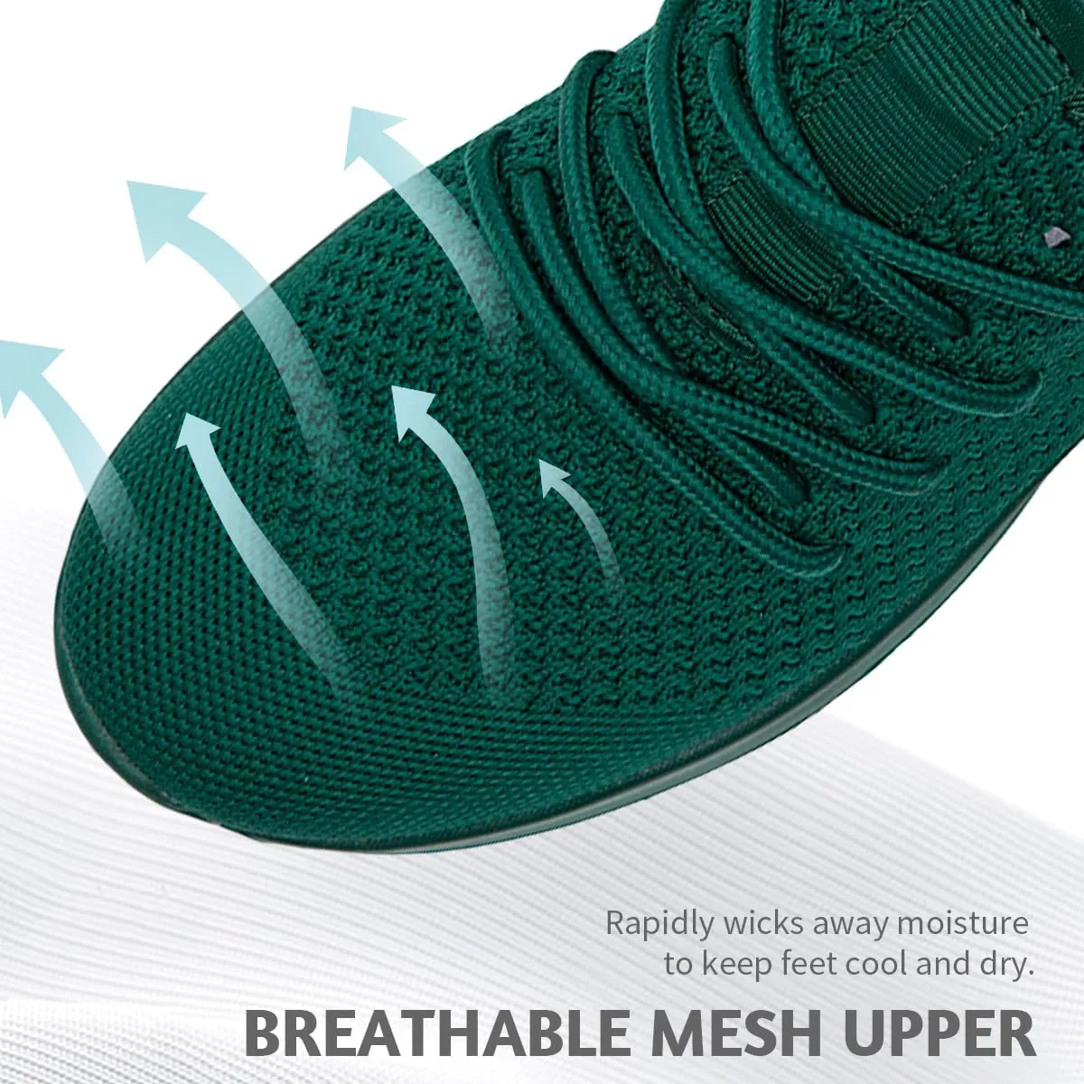 Men's Running Walking Shoes Sneakers Tennis Fitness Athletic Shoes Non Slip On Sports Casual Workout Shoe Lightweight Comfortable Gym Fashion Breathable Mesh Trainer