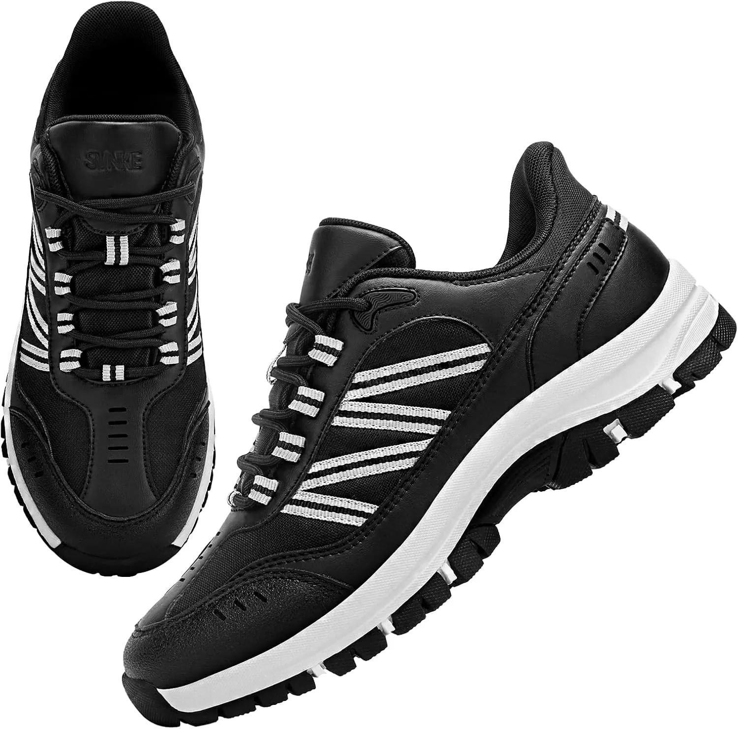 Men's Walking Shoes Fashion Tennis Casual Hiking Lace-Up Comfortable Sneakers