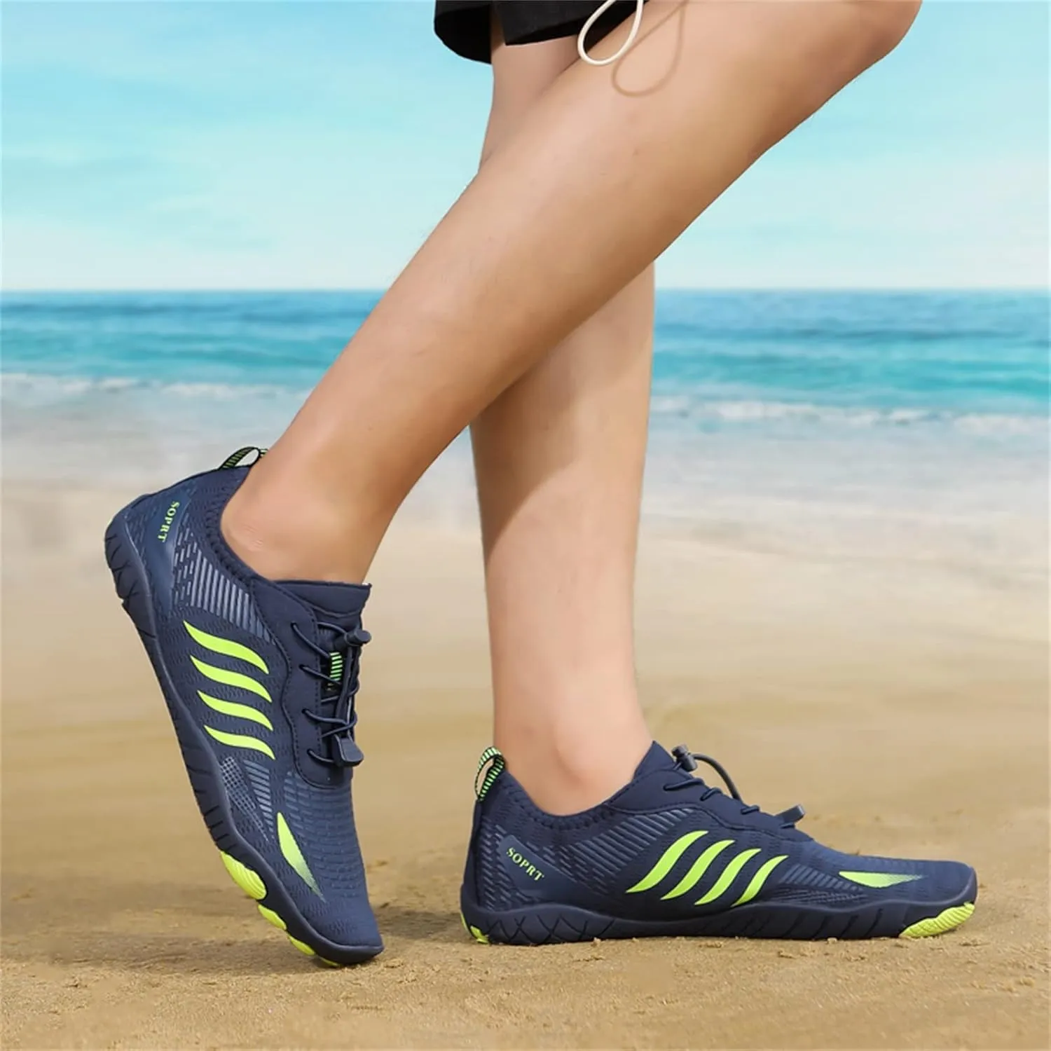 Mens Water Proof Shoes Size 12 Closed Toe Non Slip Hiking Water Shoes Men Womens Wide Width Water Shoes Slip on Soft Beach Shoes for Pool Beach Surf Walking Water Park