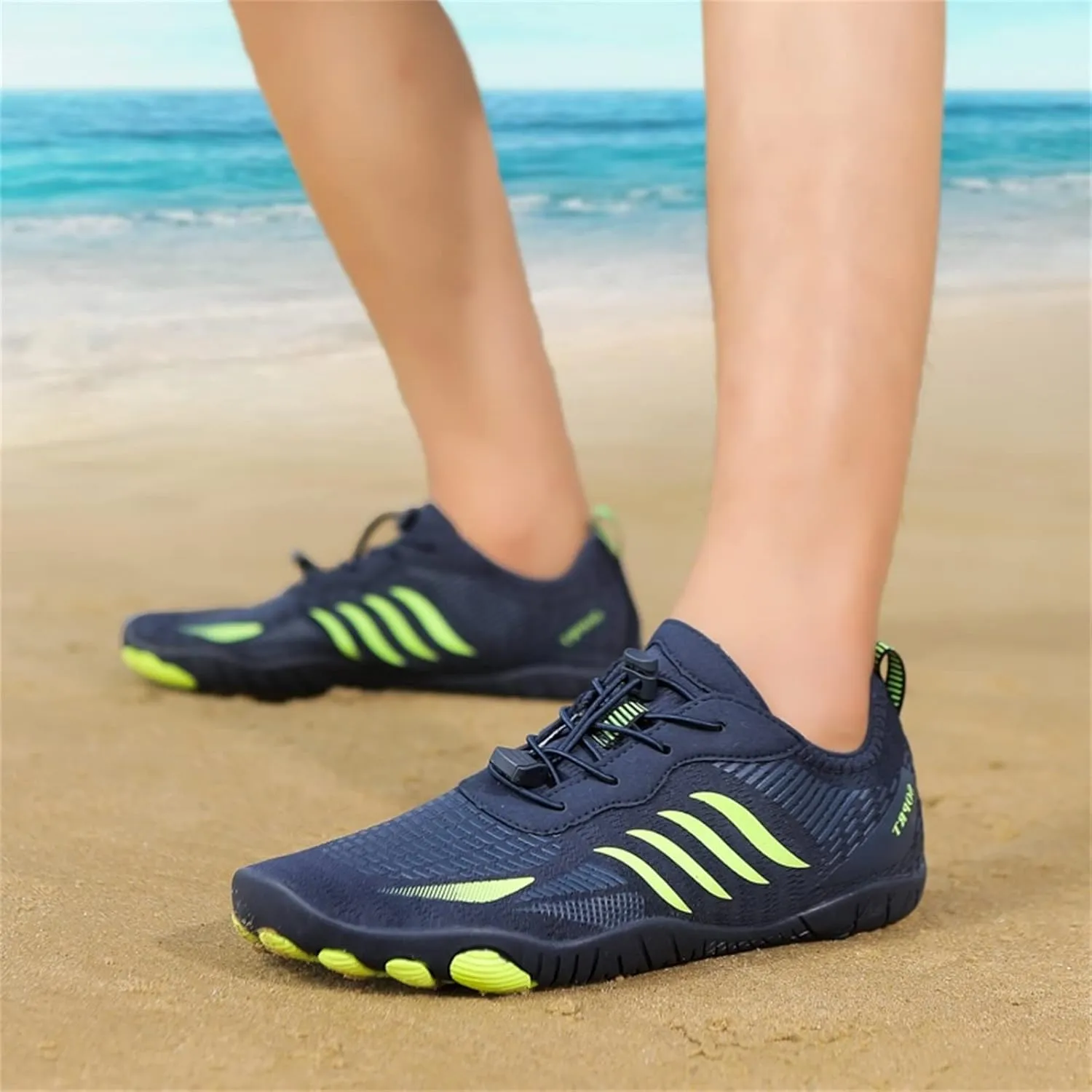 Mens Water Proof Shoes Size 12 Closed Toe Non Slip Hiking Water Shoes Men Womens Wide Width Water Shoes Slip on Soft Beach Shoes for Pool Beach Surf Walking Water Park