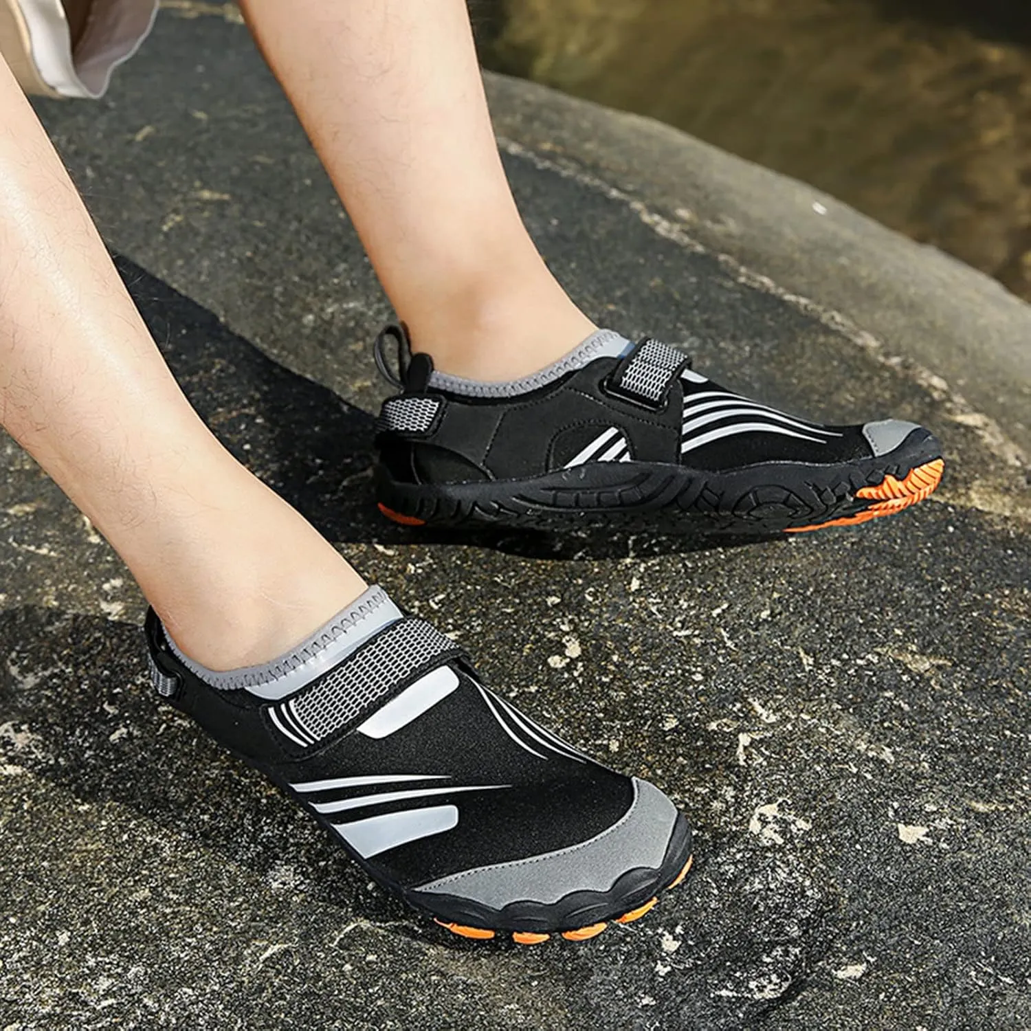 Mens Water Shoes Size 11 Wide Width Quick Drying Slip On Water Shoes Barefoot Cute Water Shoes for Women Summer Quick Dry Sandals Slippers for Pool Beach Surf Walk Water Yoga