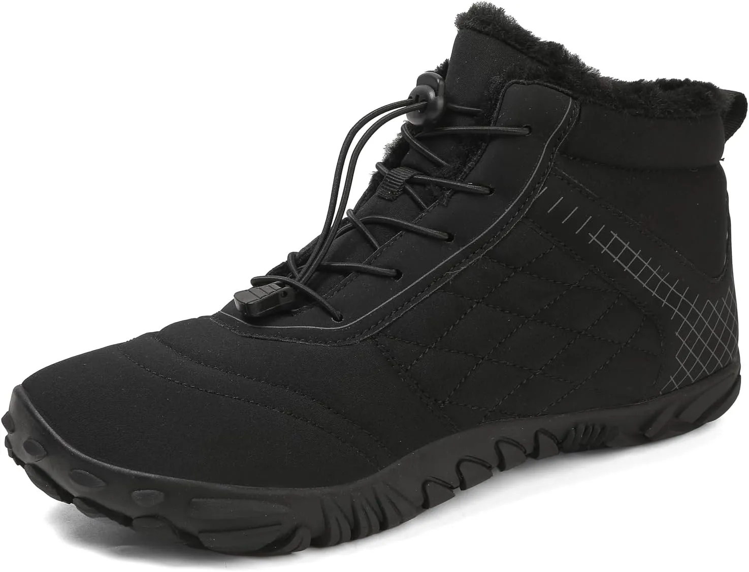 Mens Wide Shoes Toe Box Winter Cross Trainer Minimalist Anti Skid Shoes for Women Cotton Boots Sneakers Outdoor Ankle Boots Brown Black Green White