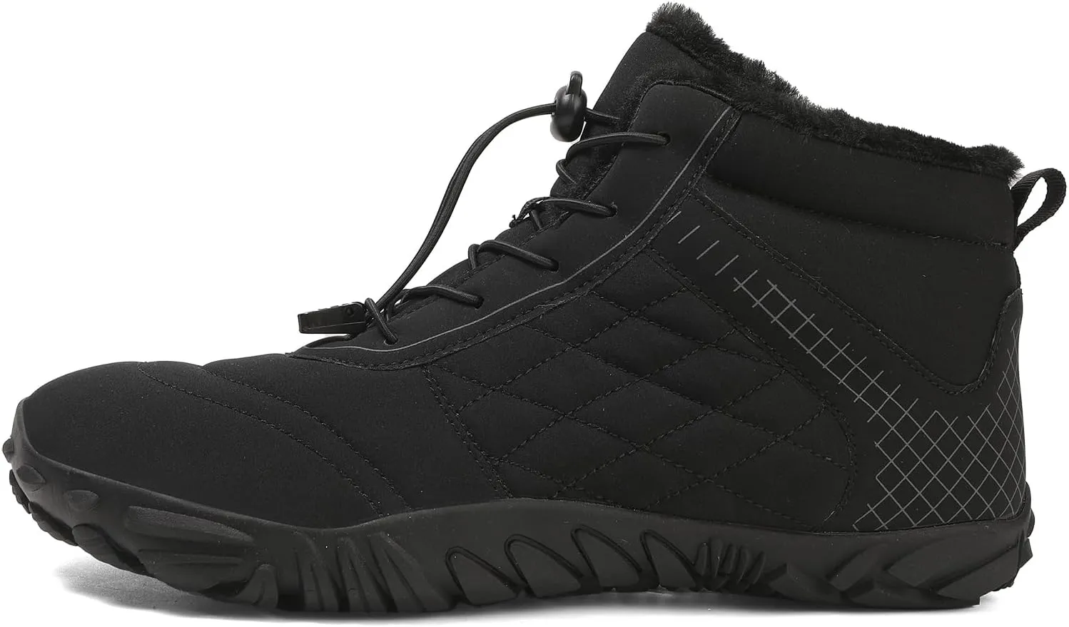 Mens Wide Shoes Toe Box Winter Cross Trainer Minimalist Anti Skid Shoes for Women Cotton Boots Sneakers Outdoor Ankle Boots Brown Black Green White