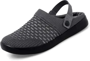 Men's Women's Clogs Garden Shoes Slip On Sandals Breathable Mesh Slingback Slippers Summer Orthopedic Lightweight Athletic Yoga Mat Shoes Indoor Outdoor for Summer