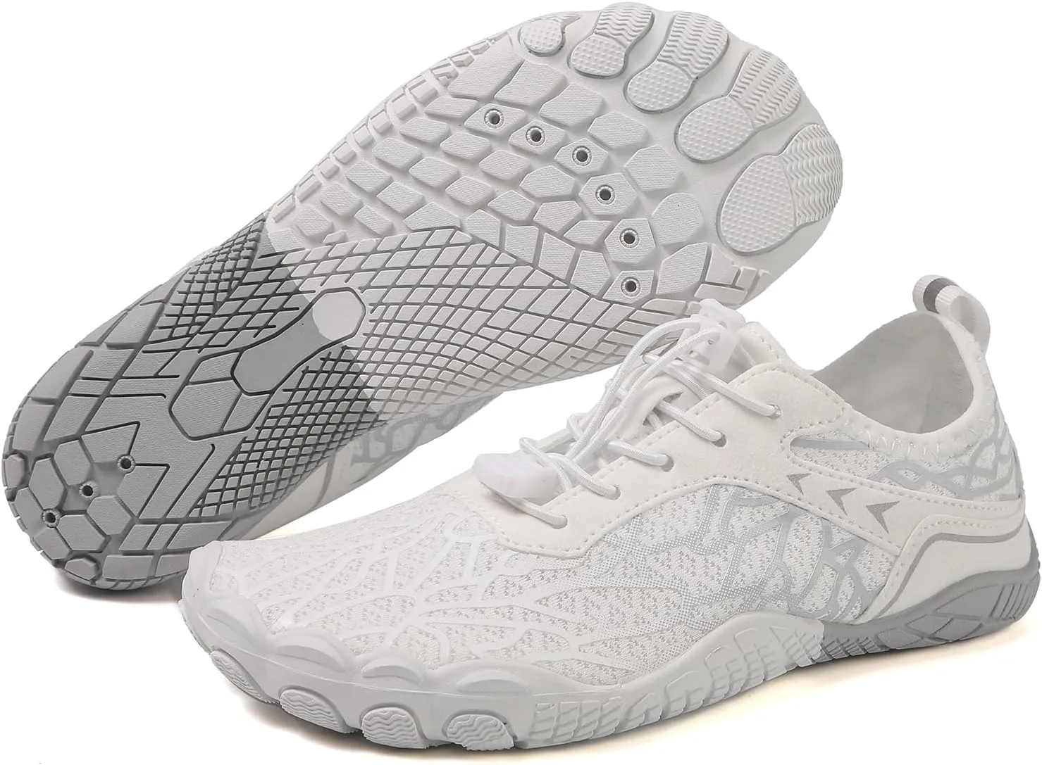 Mmoneyake Hike Barefoot Shoes Women Men Wide Toe Box Healthy & Non-Slip Barefoot Shoes Outdoor Hiking Shoe Grounded Footwear Unisex