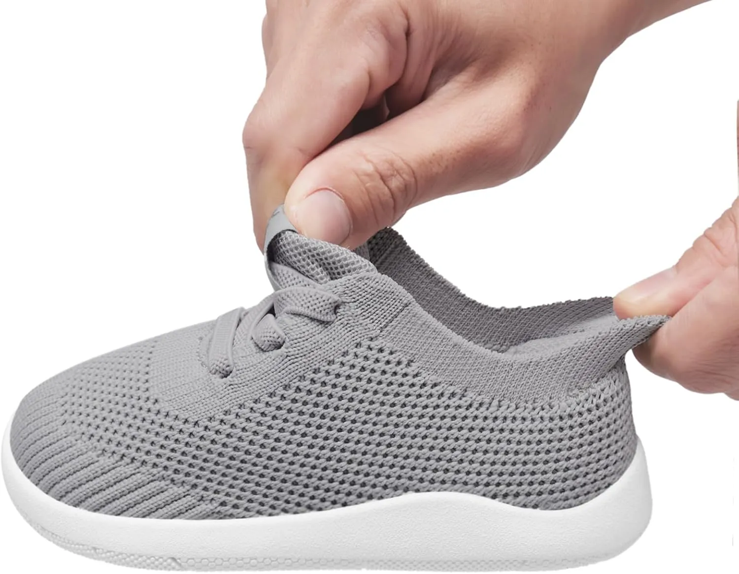 MORENDL Toddler Wide Toe Box Barefoot Shoes Baby First Walking Shoes Boys Girls Non-Slip Zero Drop Minimalist Sneakers