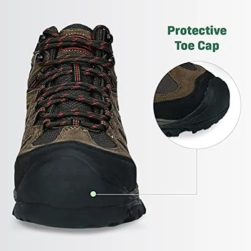 Mt. Logan II Hiking Boots Men - Suede Waterproof Trekking Shoes