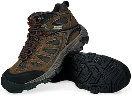 Mt. Logan II Hiking Boots Men - Suede Waterproof Trekking Shoes