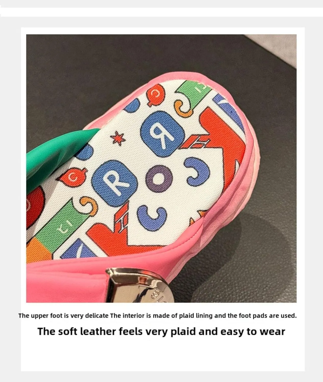 Multicolor Graffiti Style Lightweight Flat Sandals for Women EVA Comfortable Casual Slip On Slides for Beach Slippers Pool Travel Vacation Cute Summer Shoes Anti Slip Sole