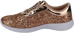Nature Breeze Rosemarie-01 Womens Metallic Sparkling Bling Glitter Bomb Fashion Sneaker
