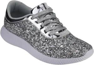 Nature Breeze Rosemarie-01 Womens Metallic Sparkling Bling Glitter Bomb Fashion Sneaker
