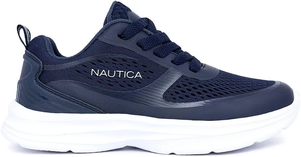 Nautica Kids Sneakers for Boys & Girls - Max Cushion Fashion Running & Walking Shoes Lace-Up/Bungee (Toddler/Little Kid/Big Kid)