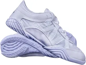 Nfinity Evolution White Cheer Shoes for Youth Girls – Breathable, High-Performance Sneakers for Cheerleading and Sports – Lightweight & Built to Last
