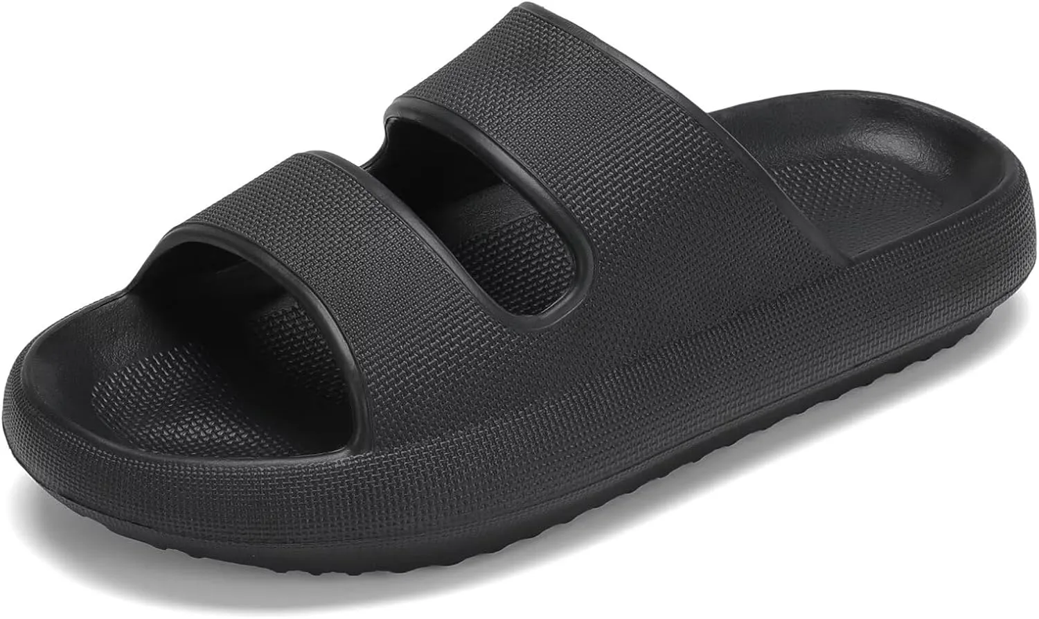 NineCiFun Unisex Pillow Slippers Cloud Slides for Women and Men Platform Slide Sandals with Arch Support