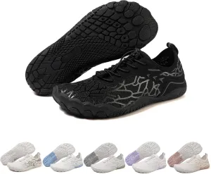 Non-Slip Barefoot Shoes Unisex, Quick Dry Waterproof Trail Running Footwear, Minimalist Zero Drop Beach Water Shoes, Outdoor Athletic Hiking Footwear with Wide Toe Box