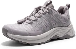 NORTIV 8 Women's Quick Laces Hiking Shoes Lightweight Walking Outdoors Trekking Trails Camping Casual Sneakers