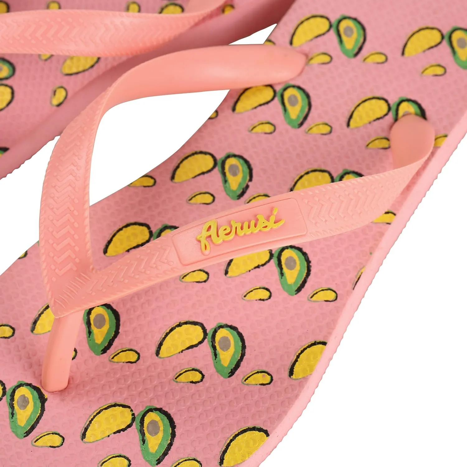 Ocean Corte Series Strawberry Design Flip Flop Sandals, Kids Size 12-13, 2 Piece