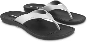 OKABASHI Women's Breeze Flip Flop | Contoured Footbed w/Arch Support for All-Day Comfort | Slip-Resistant & Waterproof | Sustainably Made in The USA